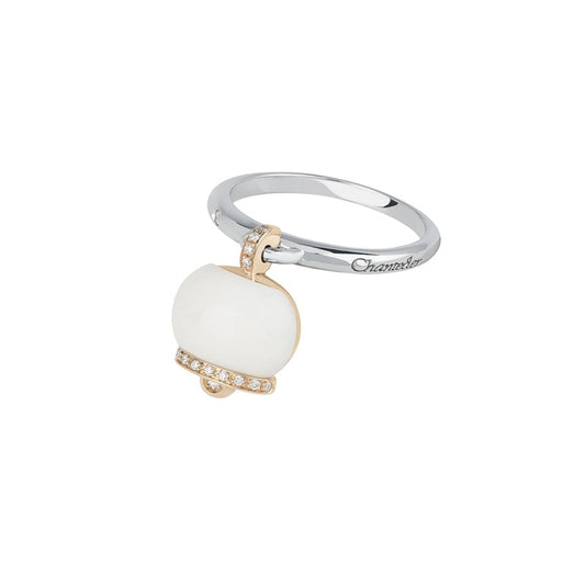 Anello Campanella piccola bianca
