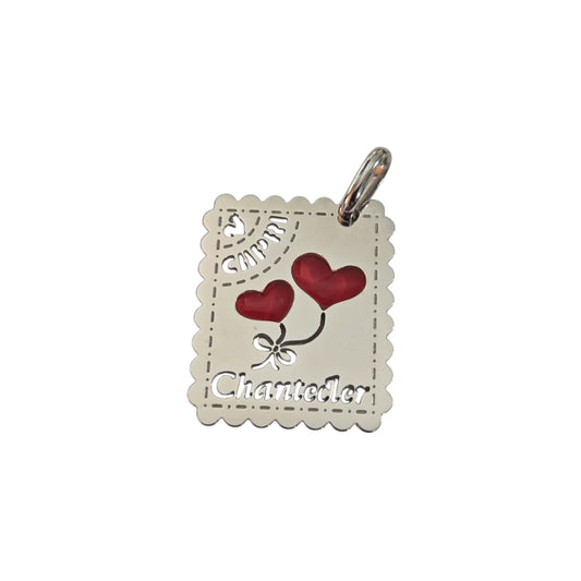 Charm Chantecler Francobollo Love Letters Argento