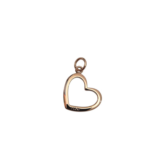 Charm DoDo Cuore Silhouette Oro Rosa