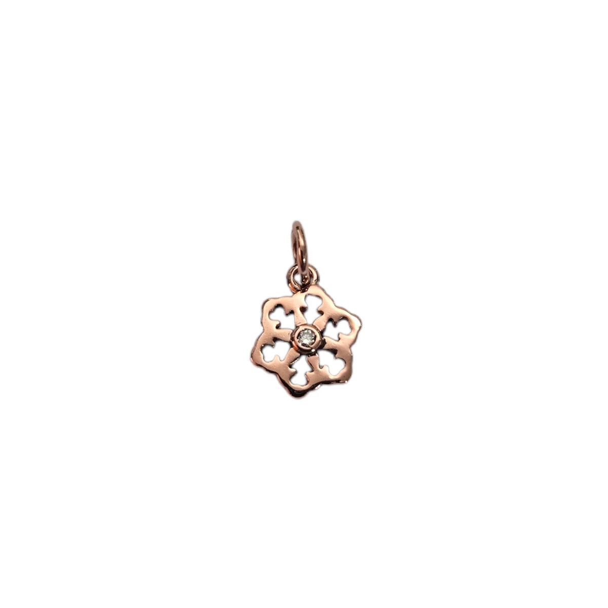 Charm DoDo Fiocco di neve in oro rosa