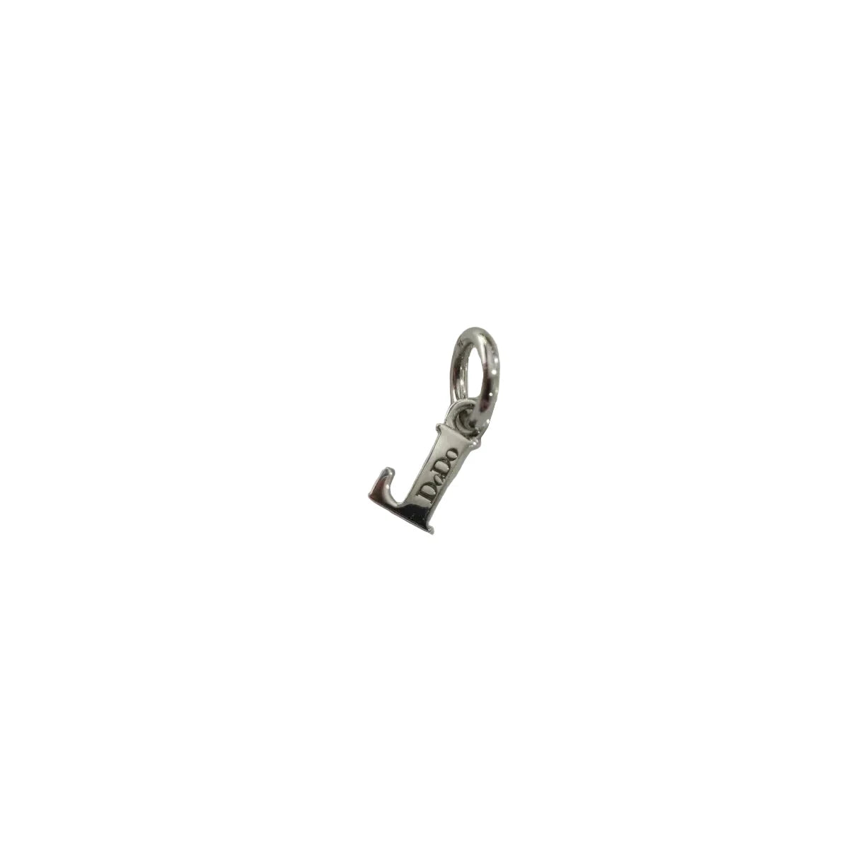 Charm DoDo Lettera L oro bianco e diamanti