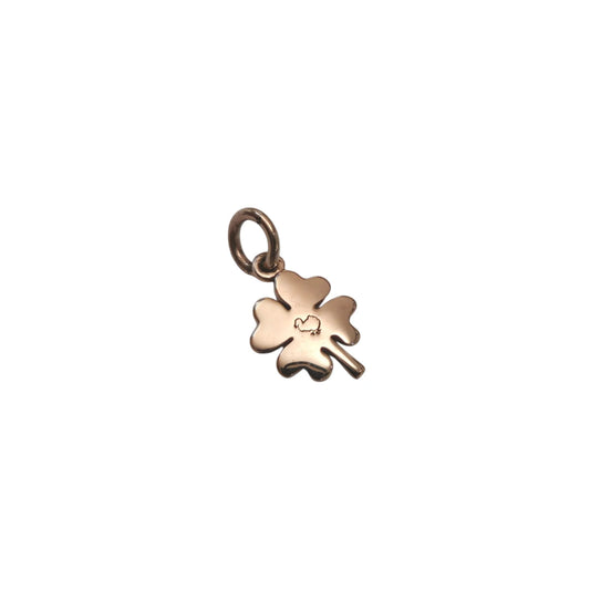 Charm DoDo Quadrifoglio Diamanti Brown