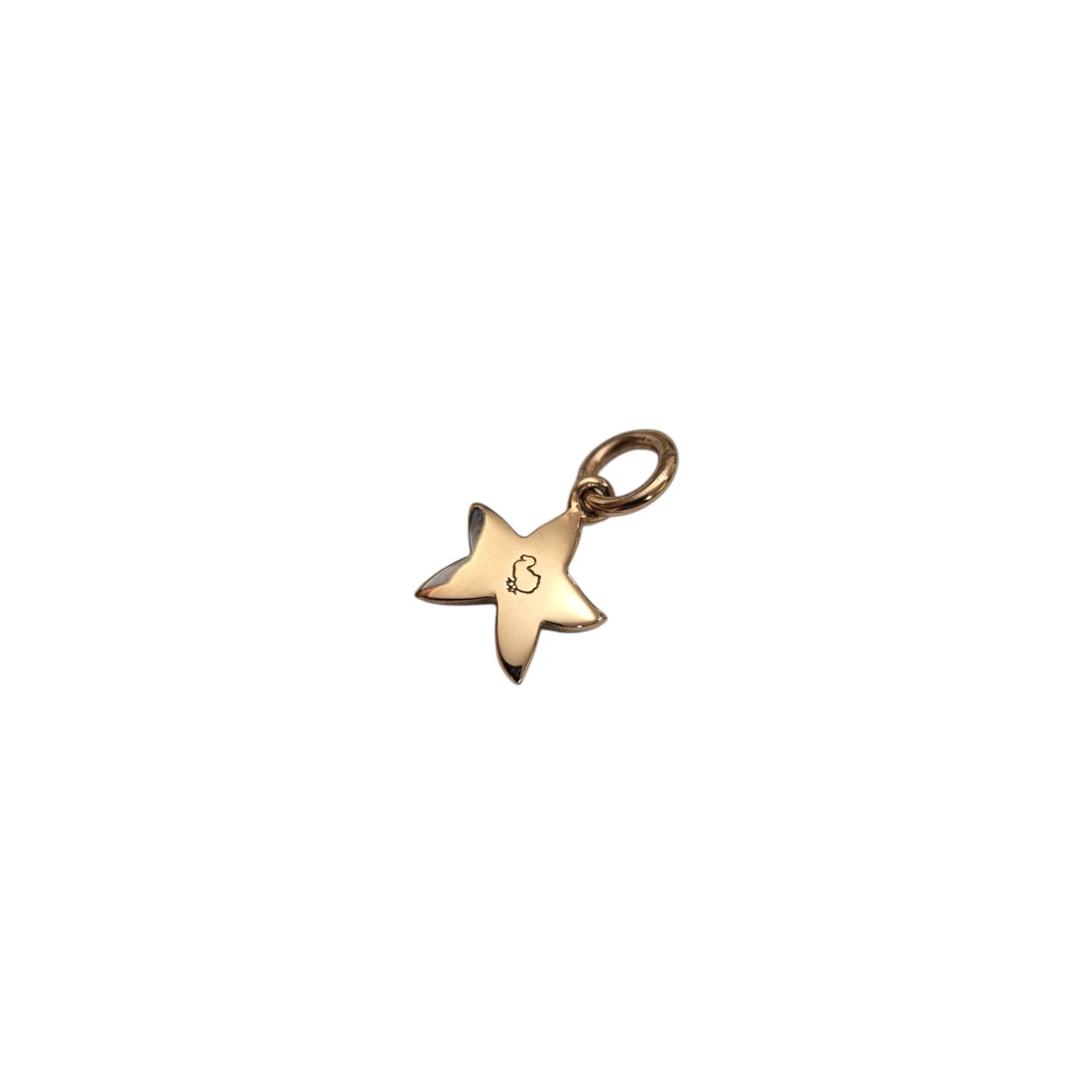 Charm DoDo Stella Oro Rosa Diamanti Brown