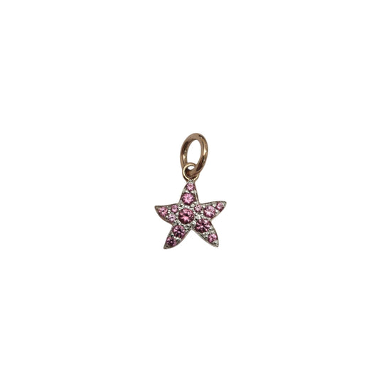 Charm DoDo Stella Oro Rosa e Spinelli Rosa