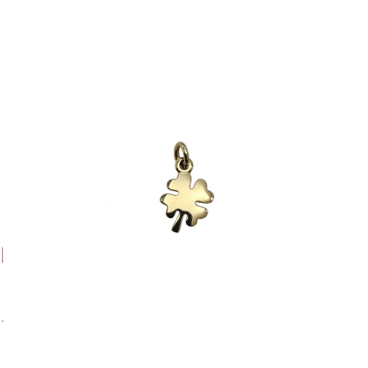 Charm DoDo Quadrifoglio Oro Giallo Petit