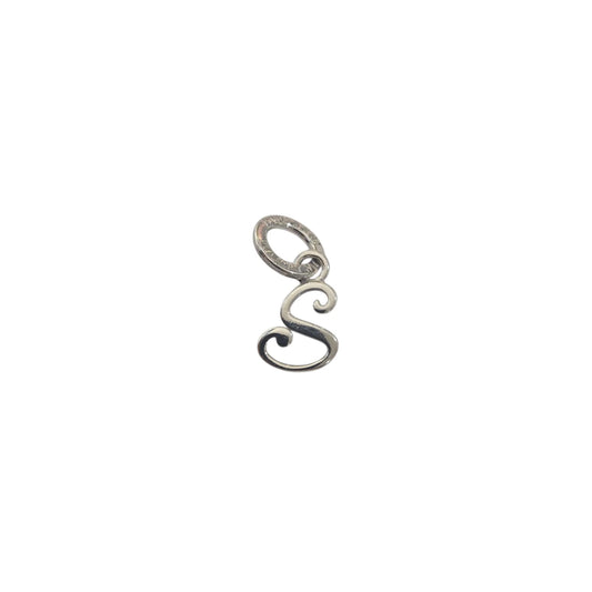 Charm Lettera S in Corsivo