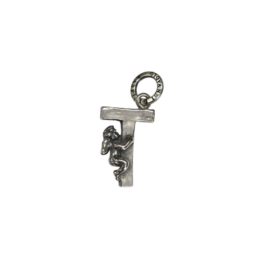 Charm Lettera T con Angelo