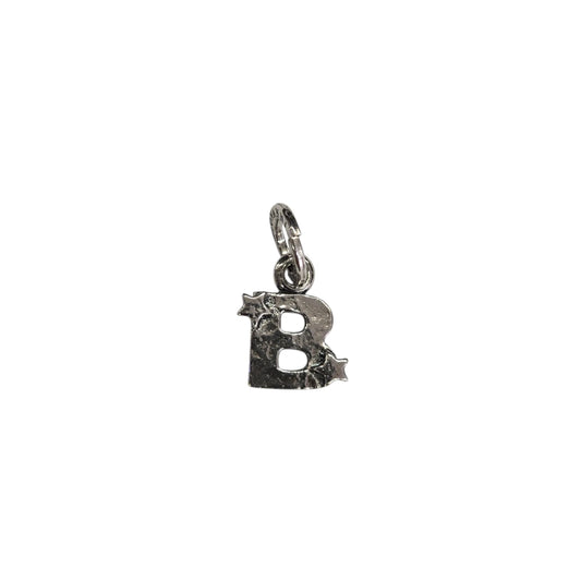 Charm Lettera B con Stelle