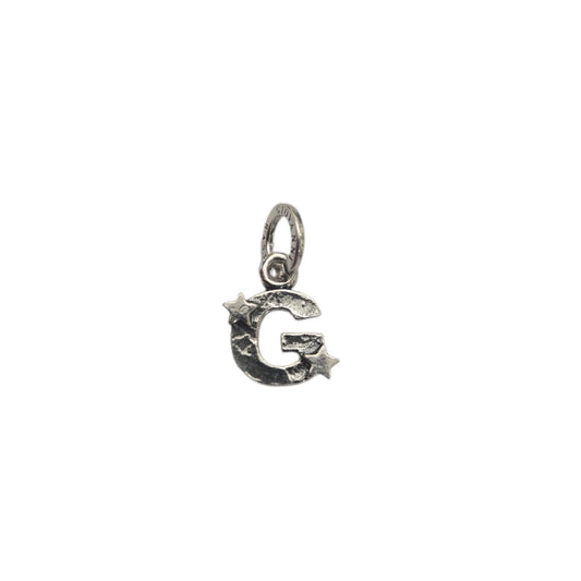 Charm Giovanni Raspini lettera G con stelle