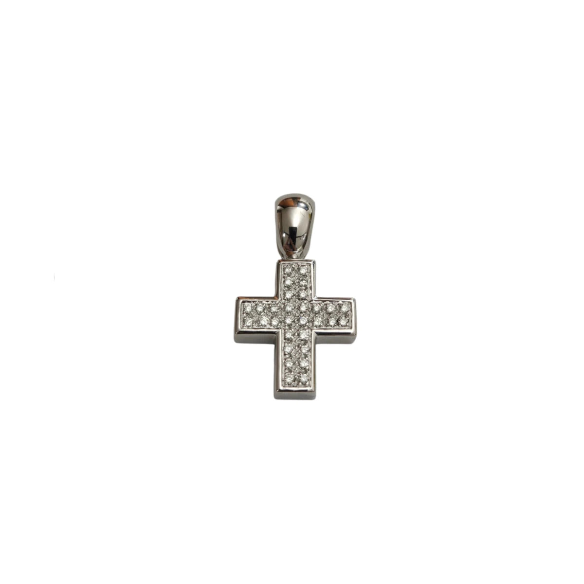 Charm Salvini Croce con diamanti