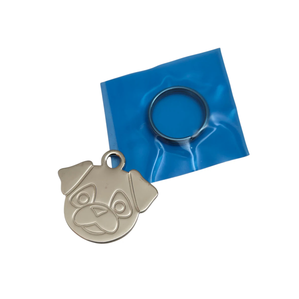 Charm DoDo Carlino con Piastrina