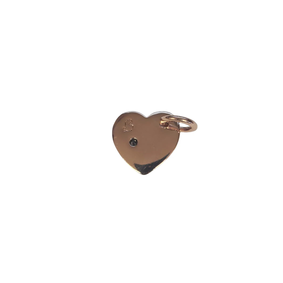 Charm DoDo Cuore diamante Nero