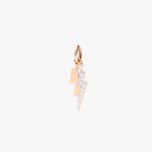 Charm DoDo Fulmine con Diamanti Bianchi