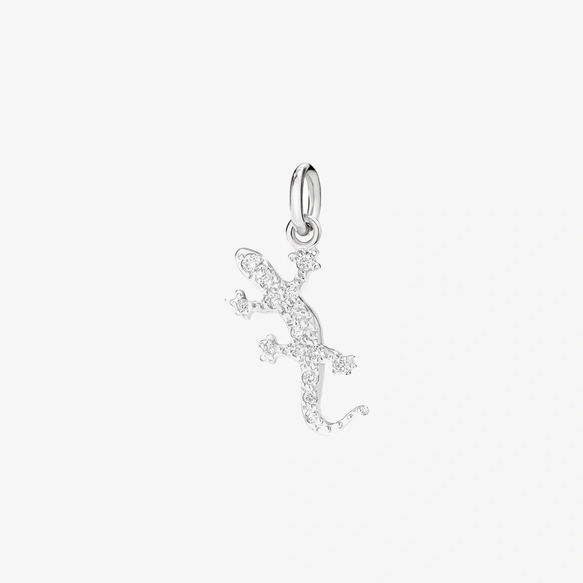 Charm DoDo Geco con Diamanti Bianchi