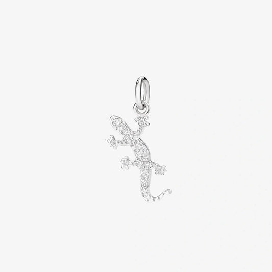 Charm DoDo Geco con Diamanti Bianchi
