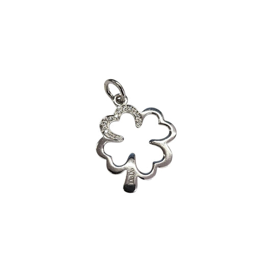 Charm DoDO Quadrifoglio silhouette Prezioso