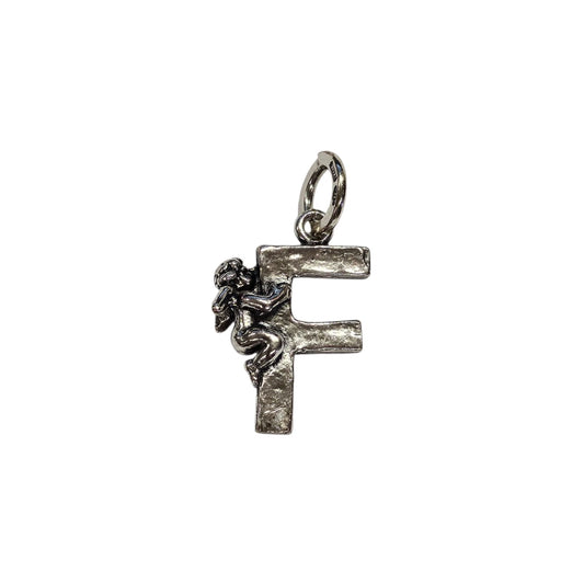 Charm Giovanni Raspini Lettera F con Angelo