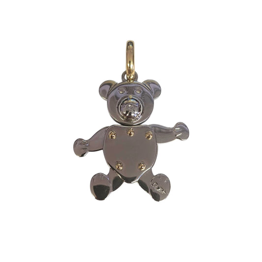 Charm Pomellato Orso Acciaio e Oro