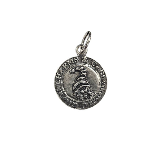 Charm Giovanni Raspini Moneta Cornucopia / Dea Bendata