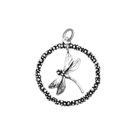 Charm Libellula Perlage Grande