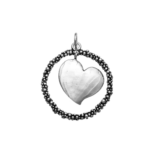 Charm Cuore Perlage Grande