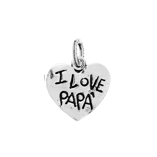 Charm Cuore I Love Papà