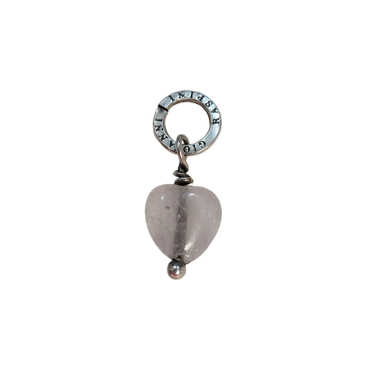 Charm Giovanni Raspini cuore bianco