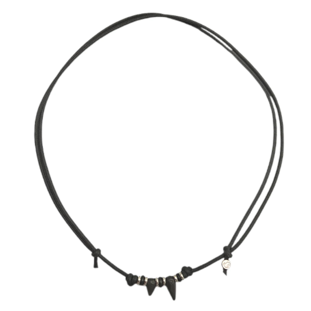 Collana DoDo Cordino Spike e Rondelle
