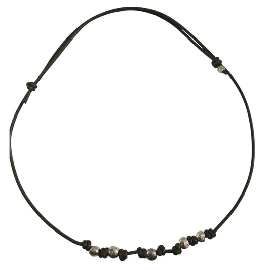 DoDo Cord 5 Nuggets Necklace