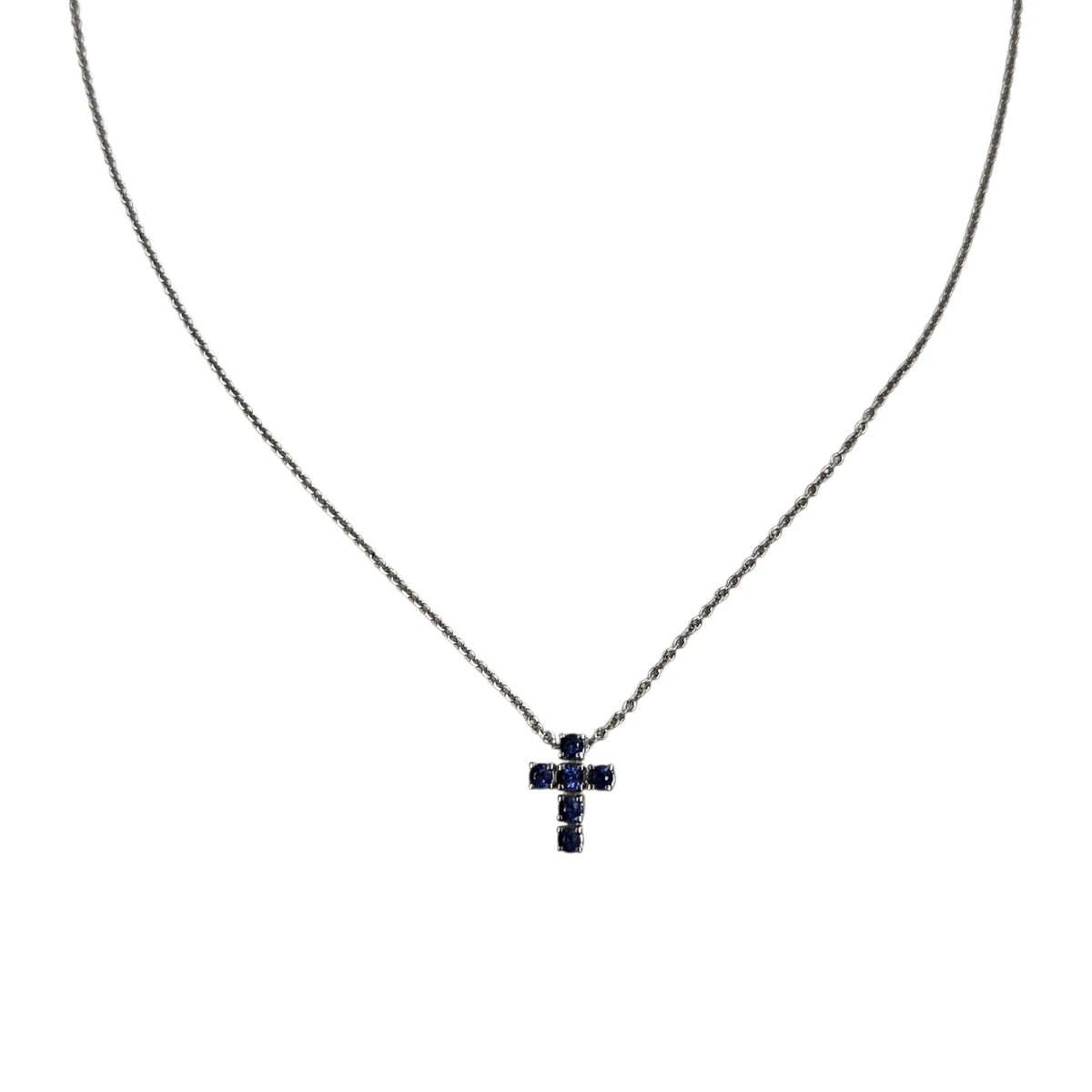Collana Crivelli Croce Blu