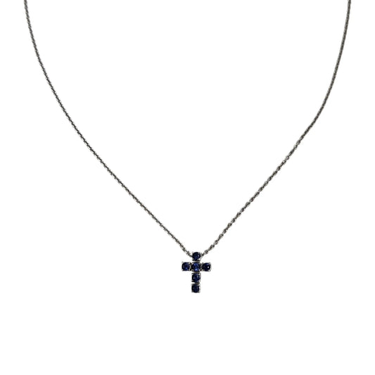 Collana Crivelli Croce Blu