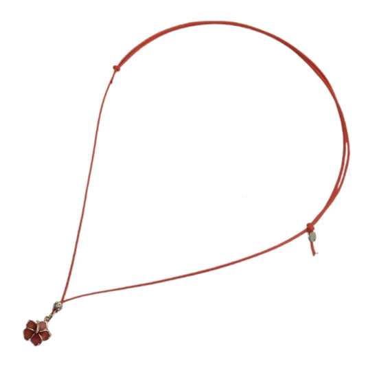 Collana DoDo Granello e Fiore di Ibisco