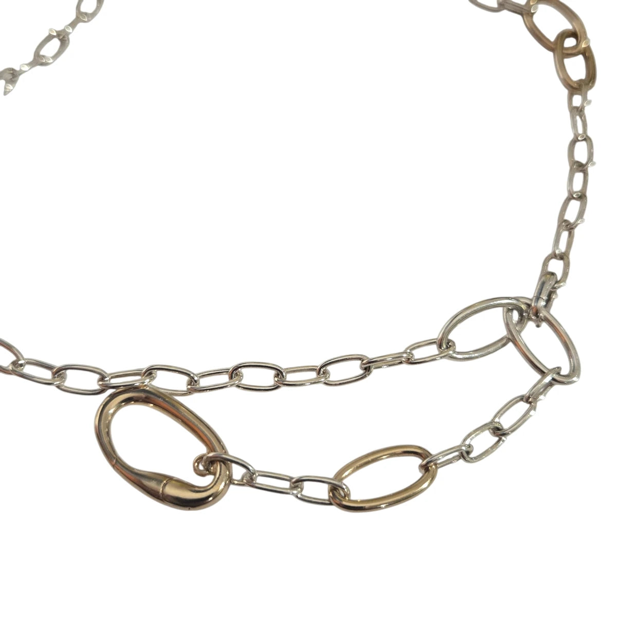collana DoDo essentials argento & argento dorato