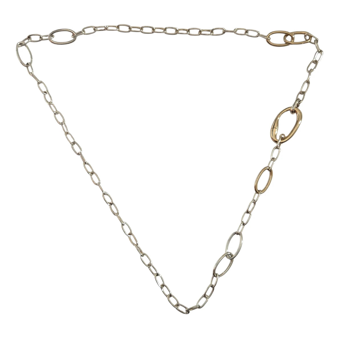 collana DoDo essentials argento & argento dorato