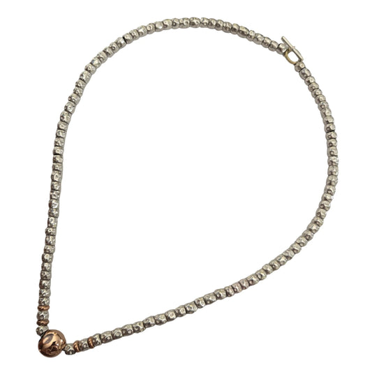 Collana DoDo Granelli e Pepita Rosa e Rondelle Rosa