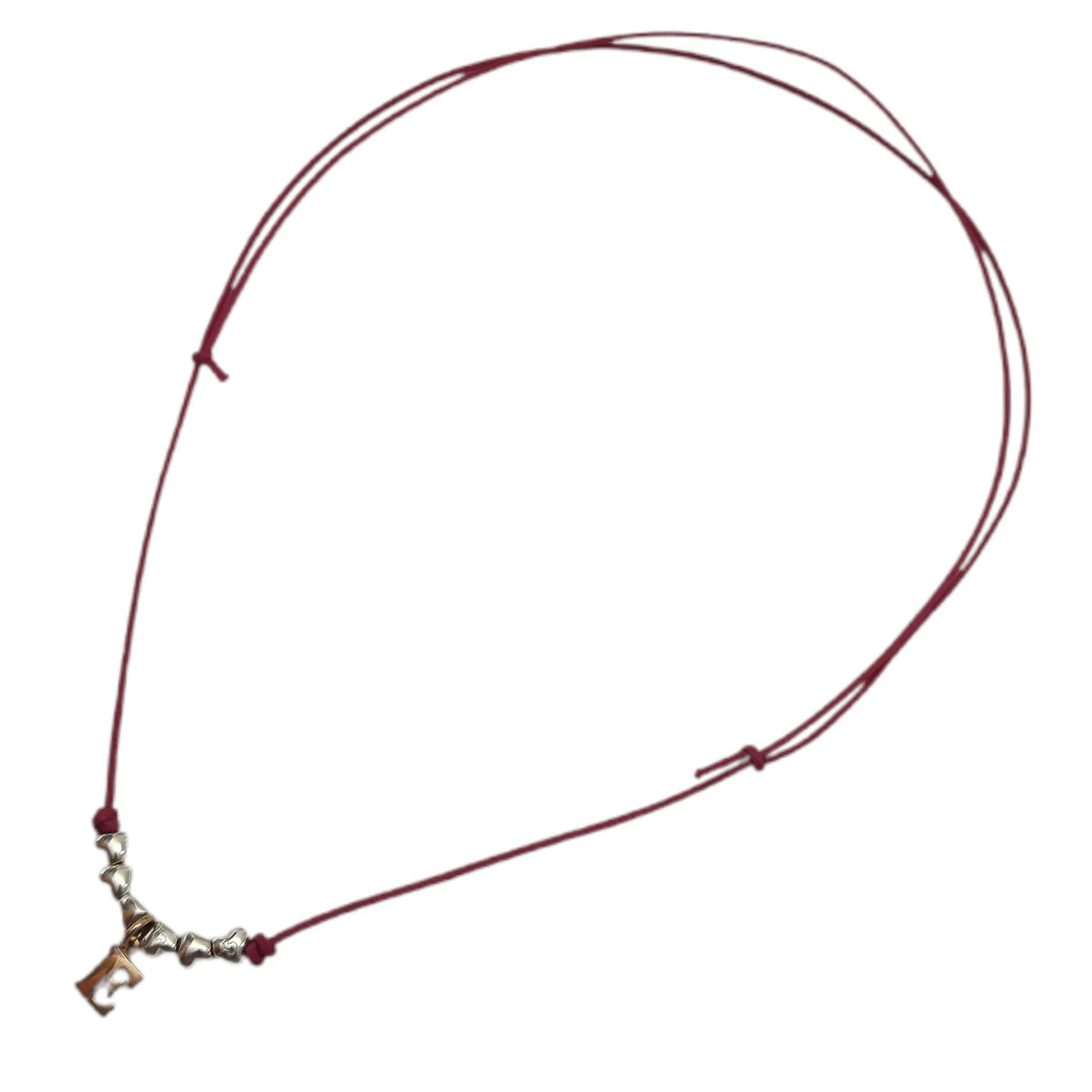 Collana DoDo Cuori e Lettera E
