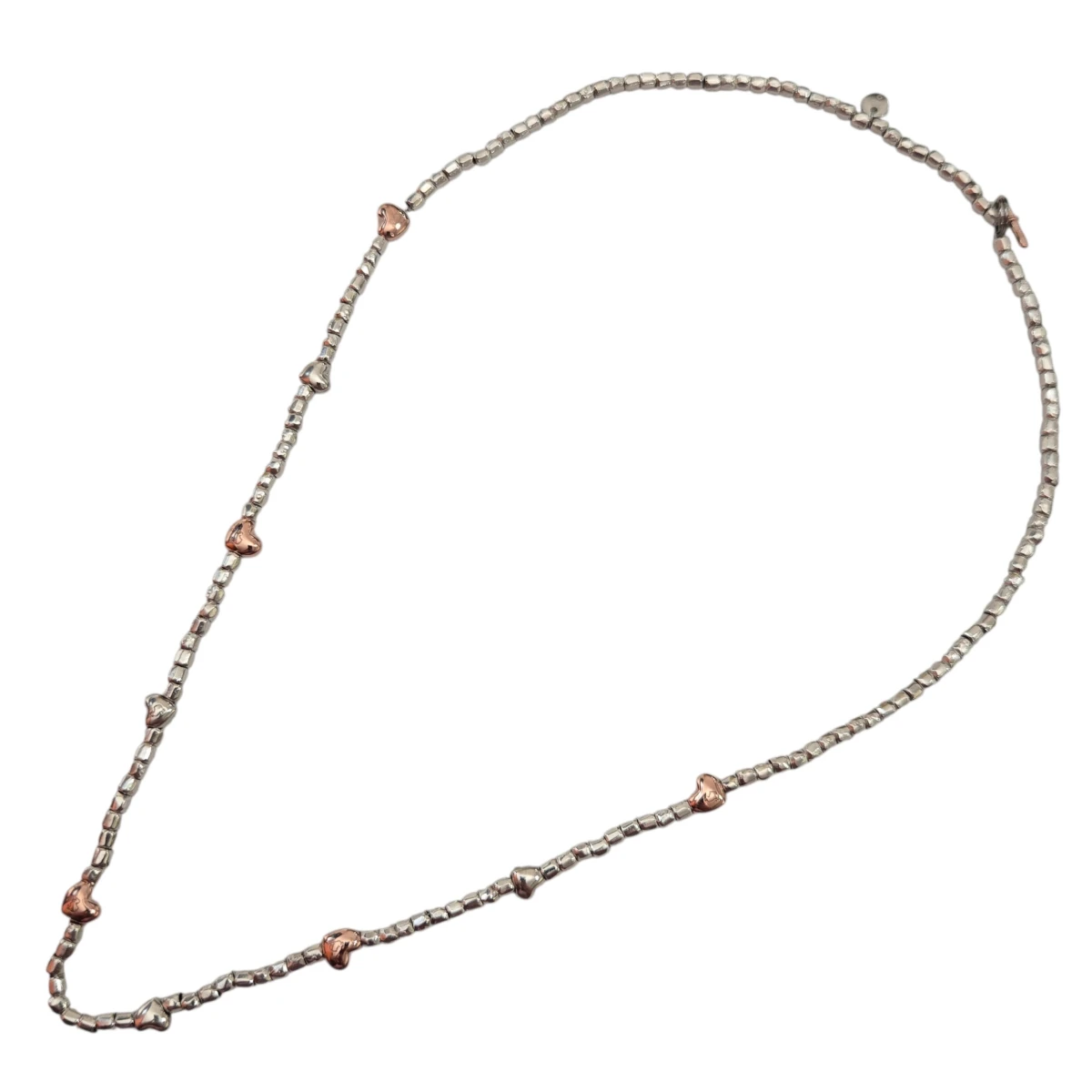 DoDo Mini Granelli Rose Gold and Silver Necklace