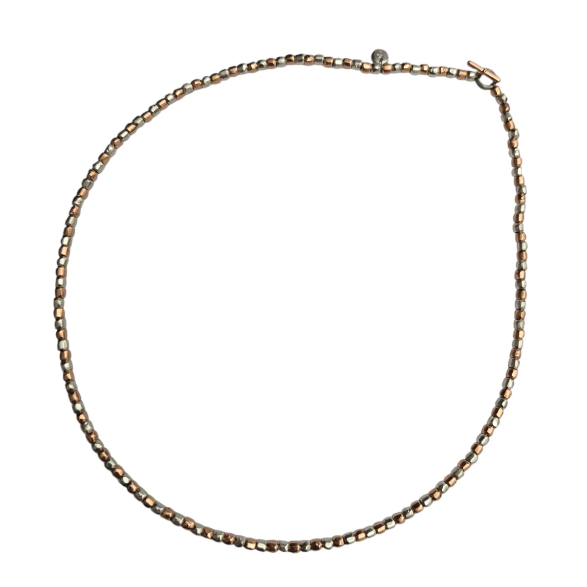 Collana DoDo Mini Granelli Oro Rosa e Argento