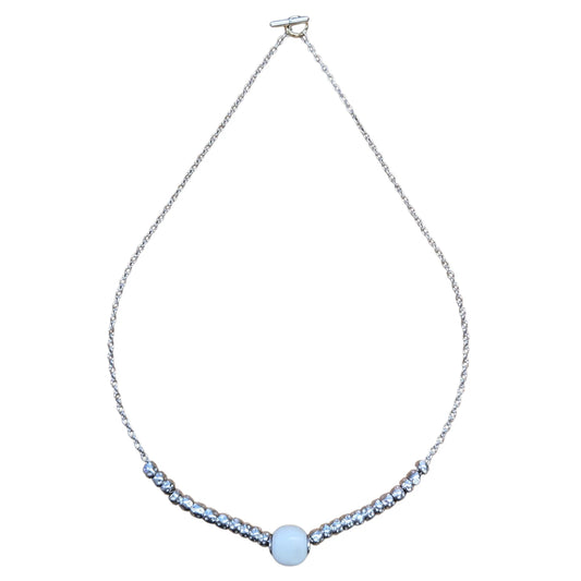 Collana DoDo Nodo Essential con Pepita Bianca