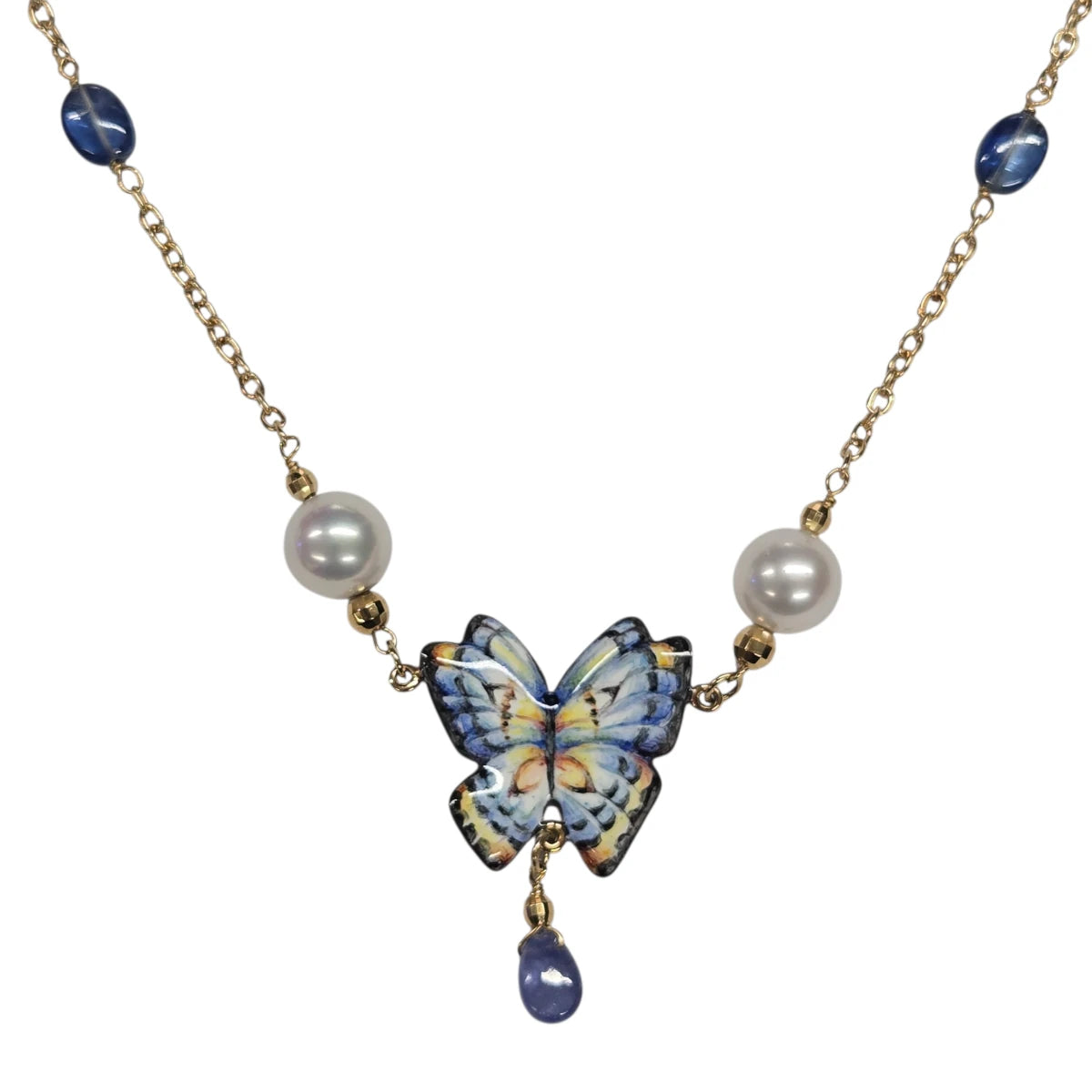 Collana Farfalle Azzurre