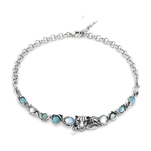 Collana Blue Jaguar