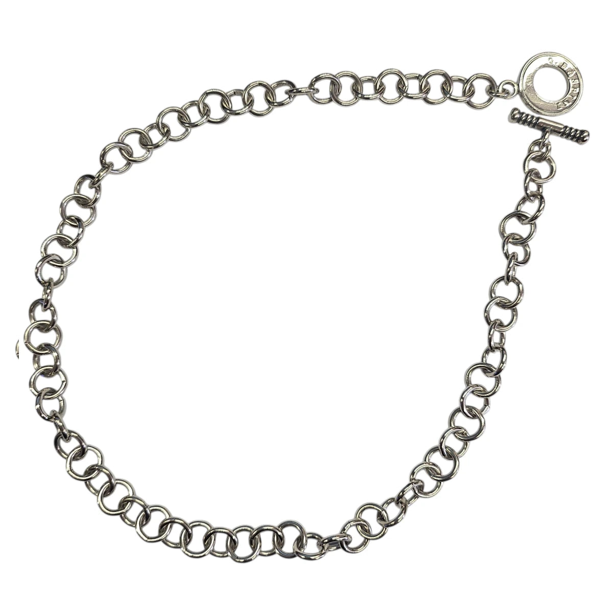 Collana Raspini t-bar con maglia tonda