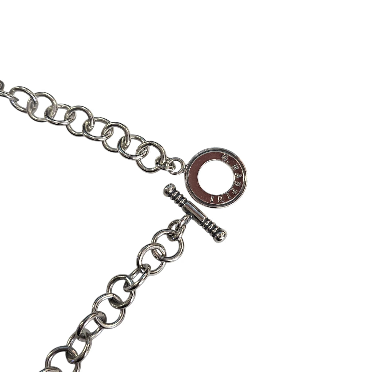 Collana Raspini t-bar con maglia tonda