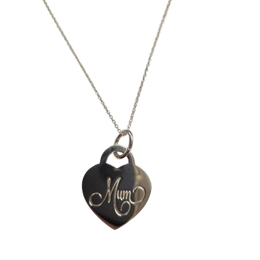 Collana Tiffany Heart Tag “Mum”