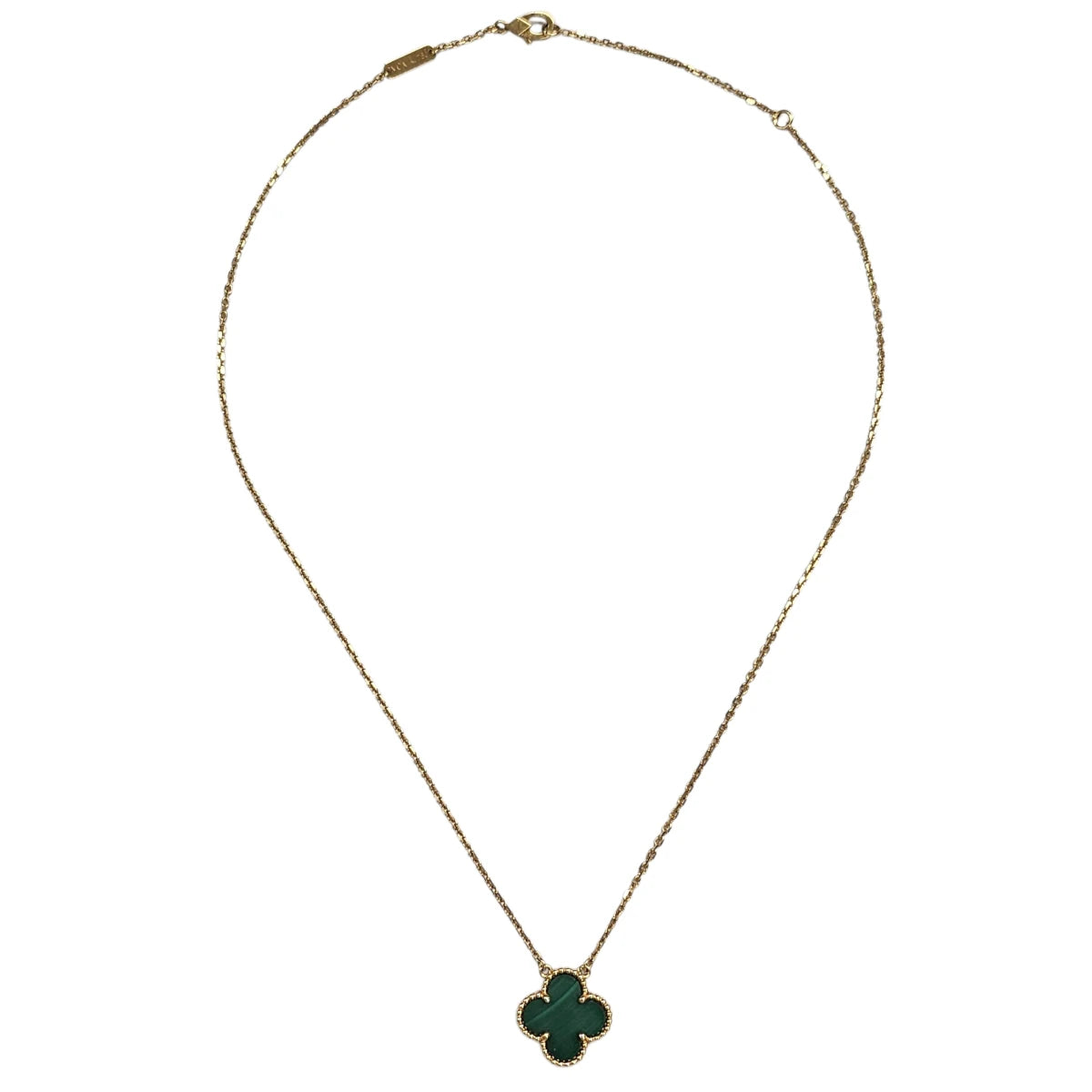 Collana Van Cleef Vintage Alhambra Verde