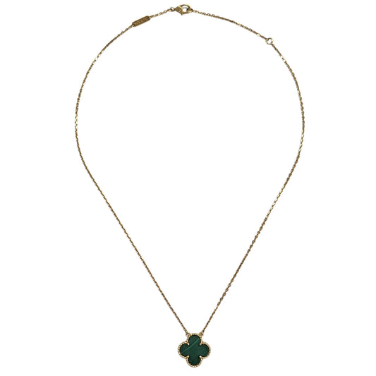 Collana Van Cleef Vintage Alhambra Verde
