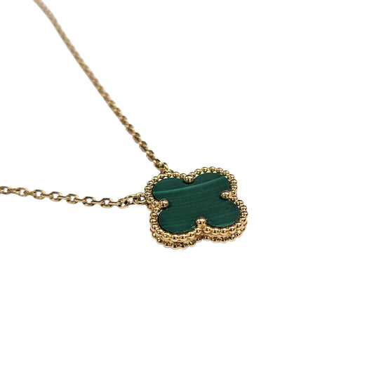 Collana Van Cleef Vintage Alhambra Verde