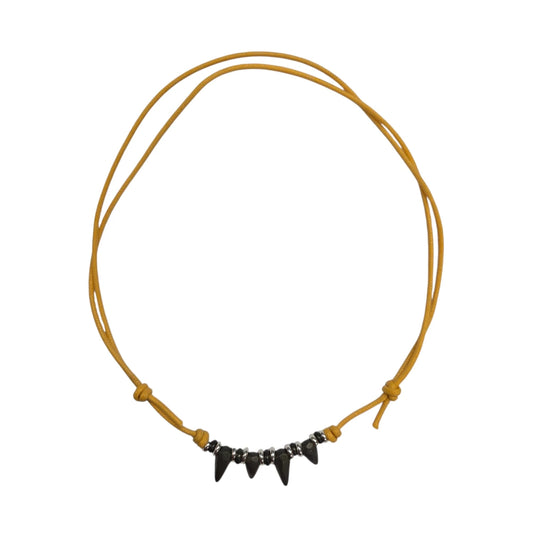 Collana DoDo Cordino Spike e Rondelle