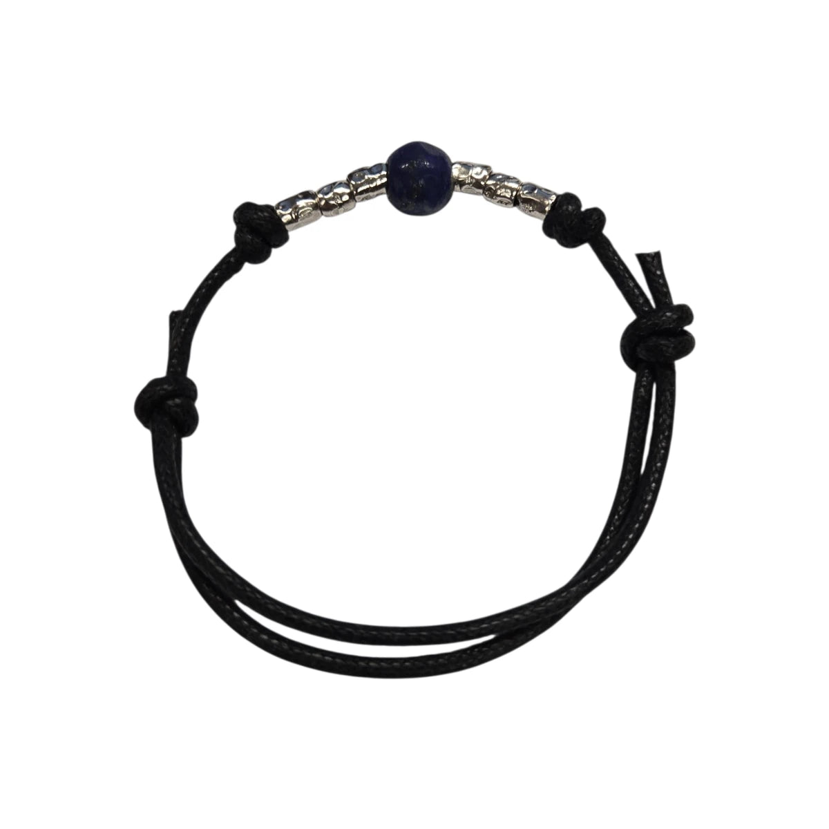 Bracciale Cordino DoDo 6 Granelli e Pepita Lapislazzuli