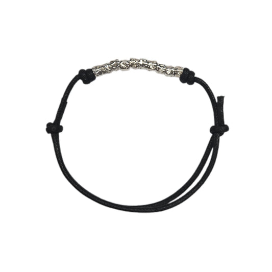 Bracciale Cordino DoDo Nero 10 Granelli